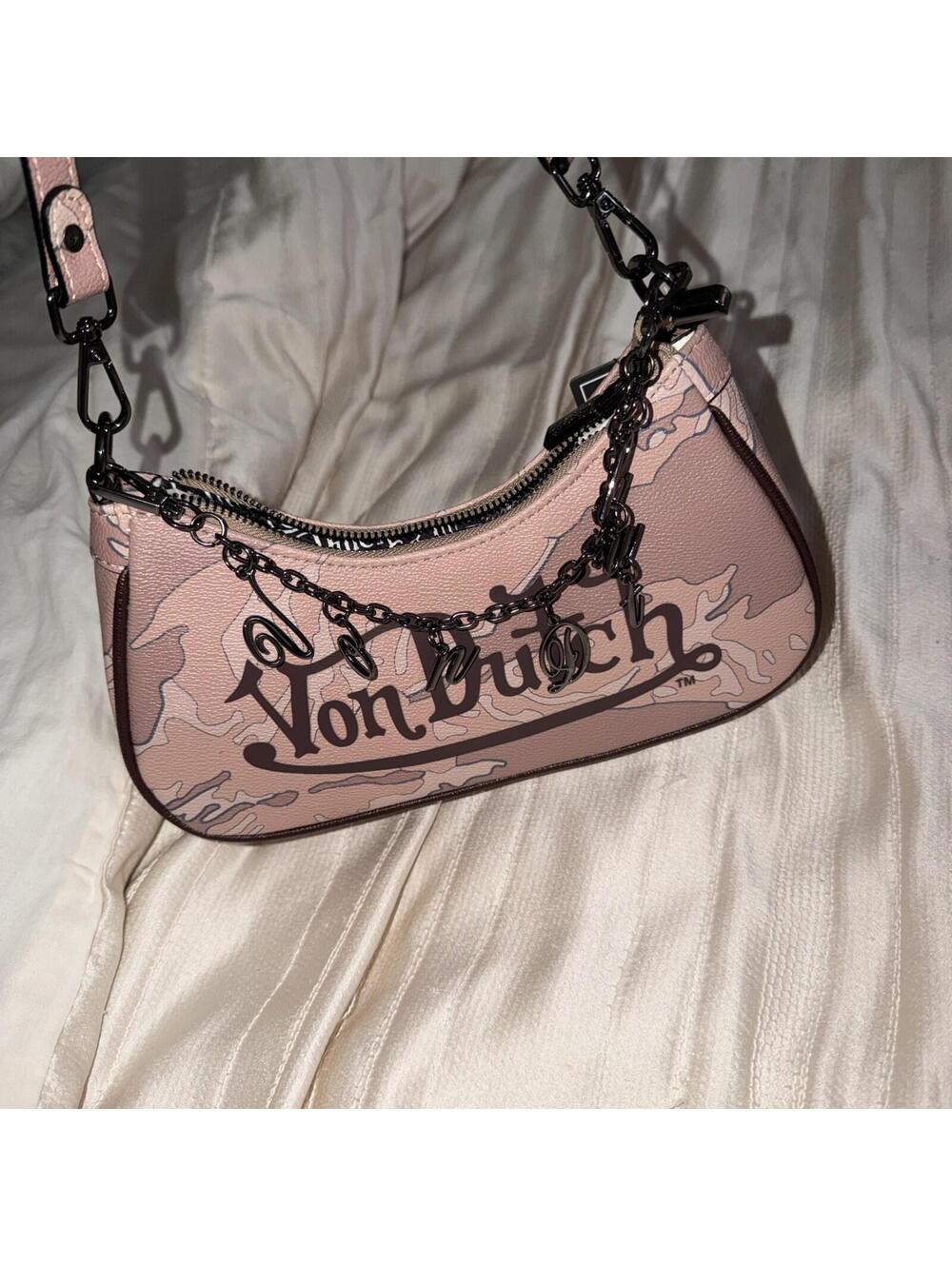 Von Dutch Originals Army Print Purse. 11in x 6in. New with Tags desert camo RARE